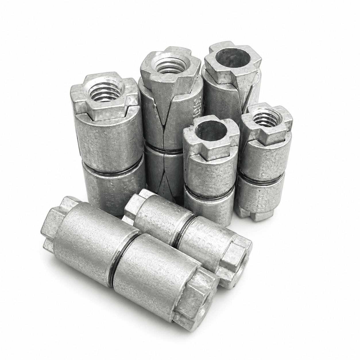 Double expansion anchor for engineering specifications